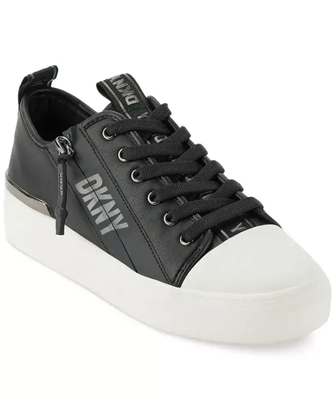 Women's Chaney Lace-Up Zipper Sneakers - DKNY