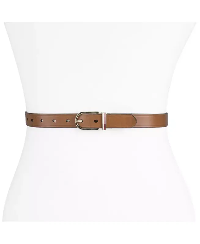 Women's Reversible Dress Casual Belt - Tan, Navy - 6