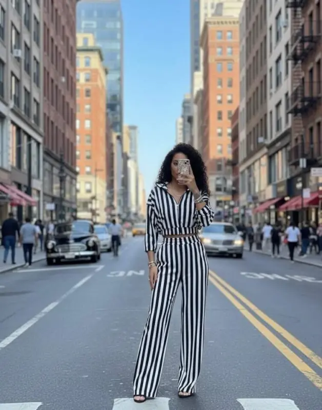 Kadın çizgi Detay Kadife Kumaş Hırka Pantolon Ikili Takım - 2