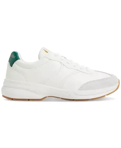 Women's Clubchic Lace-Up Jogger Sneakers - White - 2