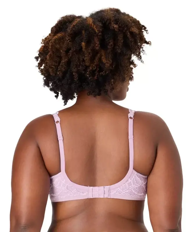 Women's Lace Desire 2-Ply Underwire Comfort Bra 6543 - Black - 4