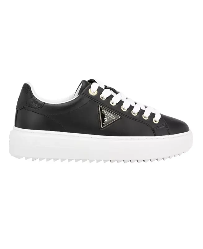 Women's Denesa Treaded Platform Lace-Up Sneakers - Black - 2