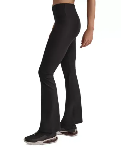 Women's Balance Compression High-Waist Flared Leggings - Black - 2