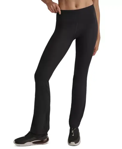 Women's Balance Compression High-Waist Flared Leggings - Black - 4