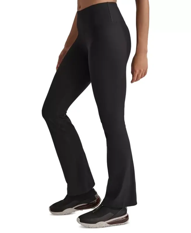 Women's Balance Compression High-Waist Flared Leggings - Black - 5