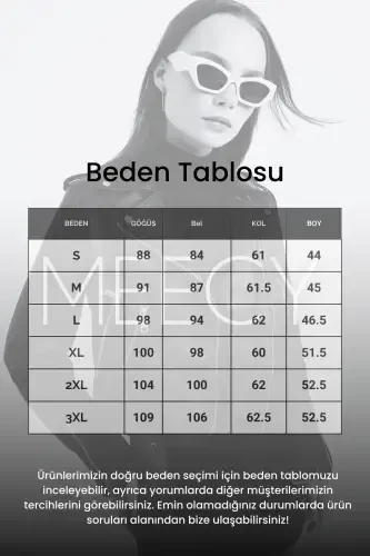 Kadın Deri Ceket Dikişsiz-Bordo - 2