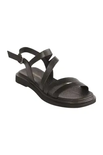 Kadın Deri Sandalet D25YS-5005-B-siyah - 1
