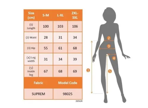 Kadın Desenli Süprem Pantolon - BÜYÜKBEDENIZ (1)