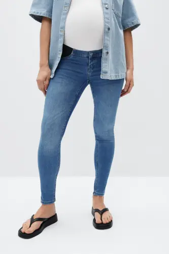 Kadın Donuk Mavi Pantolon 17032513 - Donuk Mavi/20 - MANGO WOMAN (1)