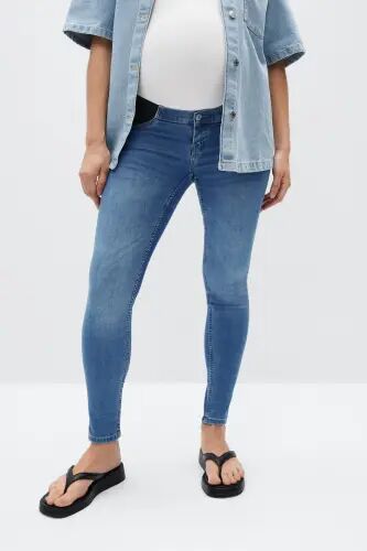 Kadın Donuk Mavi Pantolon 17032513 - Donuk Mavi/20 - MANGO WOMAN (1)