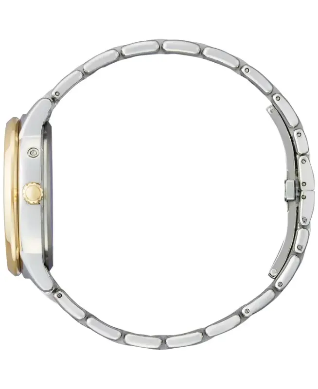 Women's Eco-Drive Calendrier Diamond Accent Two-Tone Stainless Steel Bracelet Watch 37mm-Two Tone - 2
