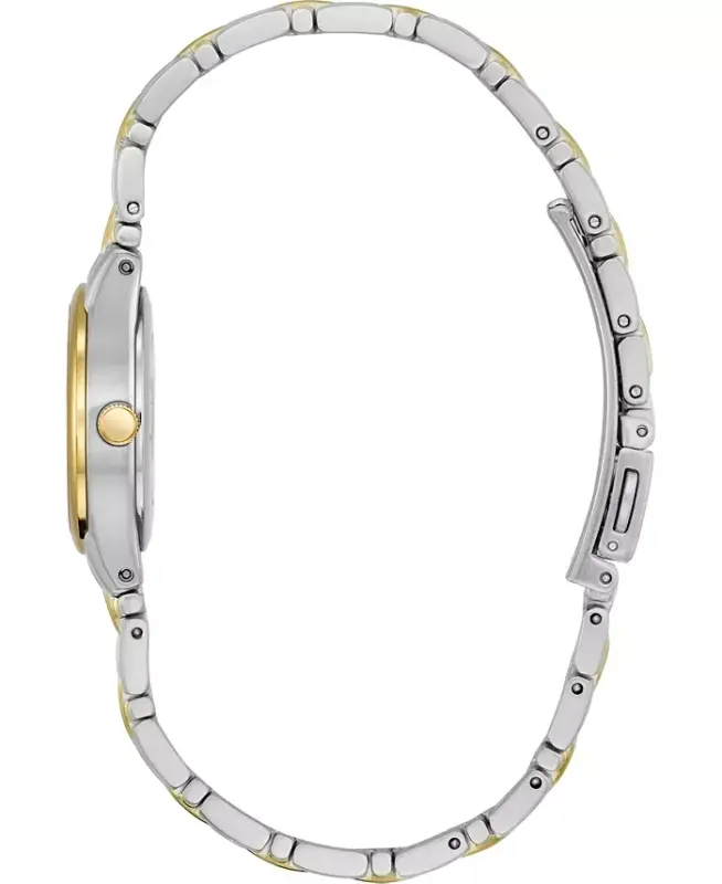 Women's Eco-Drive Two Tone Stainless Steel Bracelet Watch 25mm EW1264-50A - 2