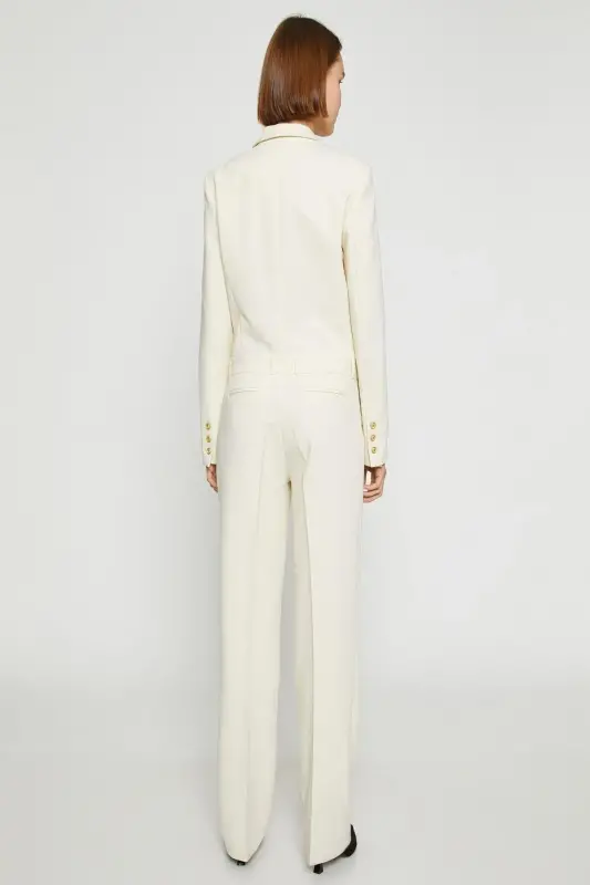 Ecru-Jumpsuit für Damen - Ecru - 5