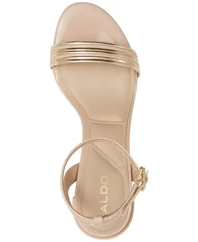 Women's Emelda Two-Piece Dress Sandals - Bone Metallic - 4