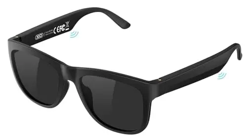 Bluetooth Glasses for Women & Men, Smart Audio Sunglasses for Men with Built-in Speakers, UV400 Protection, Wireless Music & Calls, Lightweight Frame, Touch Control Compatible with iOS/Android - 1