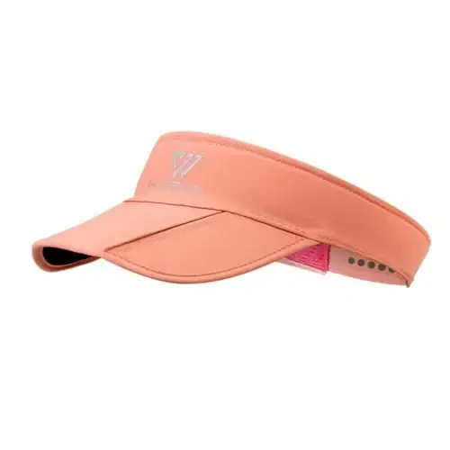 WRELS Sports Visor Hat for Women Men,Lightweight Running Golf Tennis Sun Visor Cap with Foldable Brim - WRELS
