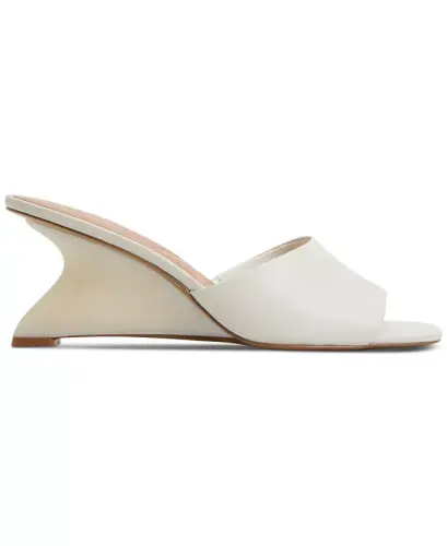 Women's Fiala Square-Toe Sculpted Wedge Sandals - White - ALDO (1)