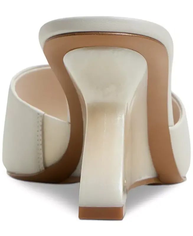Women's Fiala Square-Toe Sculpted Wedge Sandals - White - 3