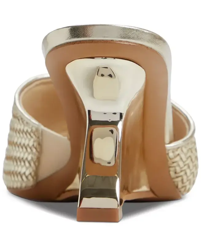 Women's Fiala Square-Toe Sculpted Wedge Sandals - White - 8