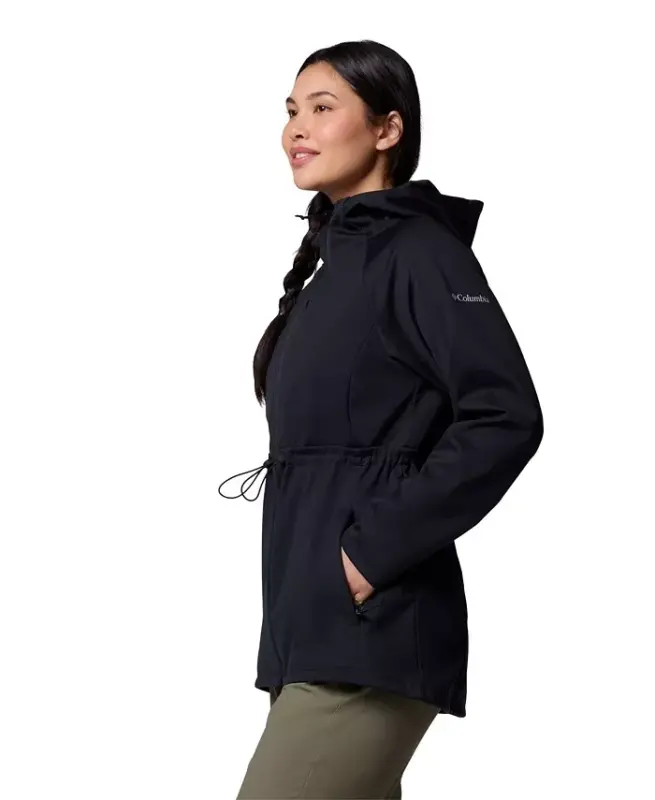 Women's Flora Park II Softshell Jacket - Black - 3