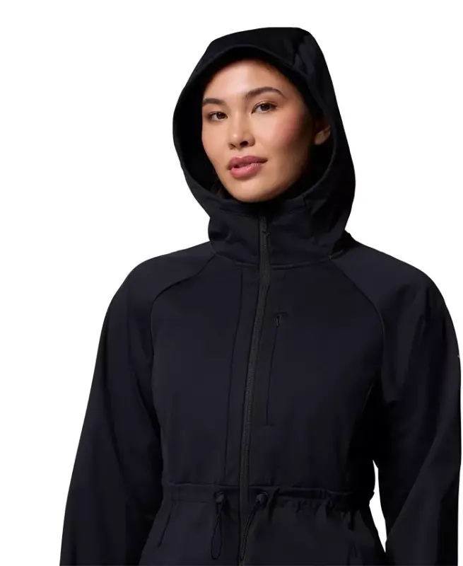 Women's Flora Park II Softshell Jacket - Black - 4