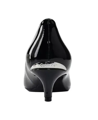 Women's Gabrianna Pointed Toe Kitten Heel Pumps - Black - 3