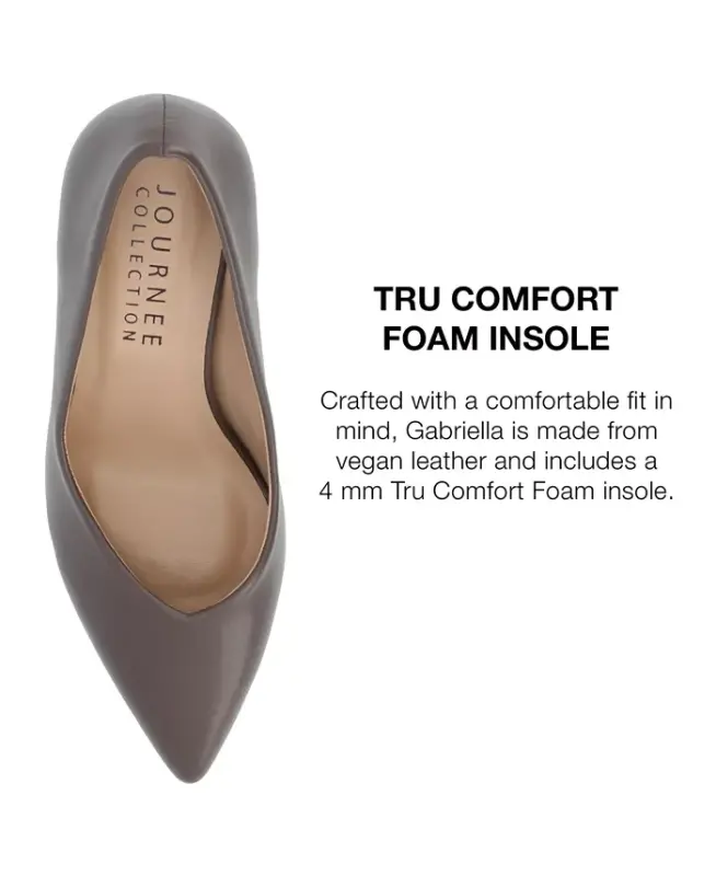 Women's Gabriella Pointed Toe Pumps - Truffle - 6