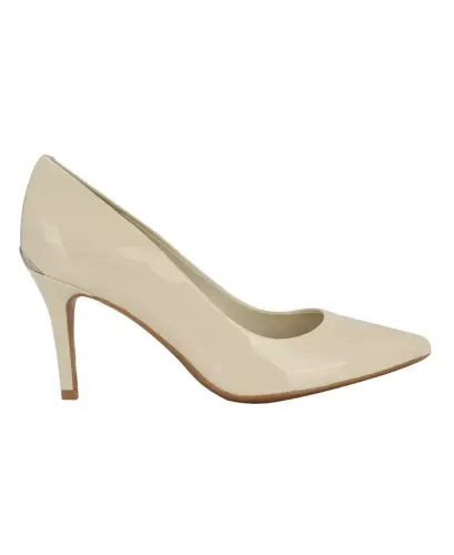 Women's Gayle Classic Pointed Toe Stiletto Pumps - Ivory Patent - CALVIN KLEIN (1)