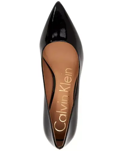 Women's Gayle Pointy Toe Stiletto Pumps-Black Patent - 4