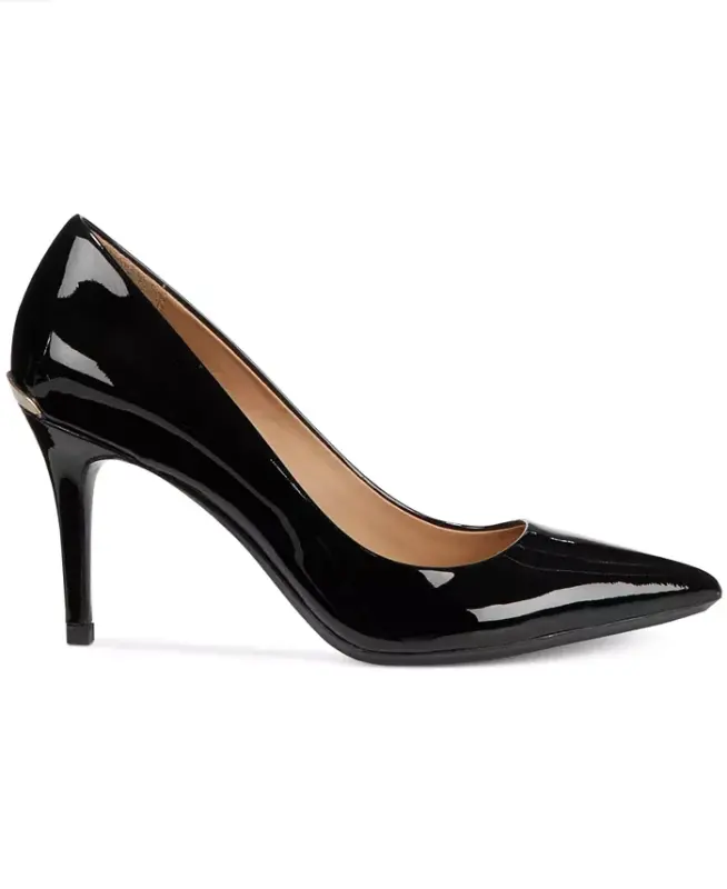 Women's Gayle Classic Pointed Toe Stiletto Pumps - Black Patent - 2