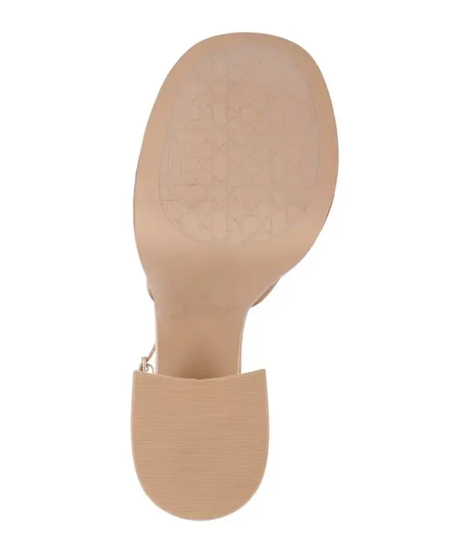 Women's Giada Platform Evening Pumps - Almond Satin - 5