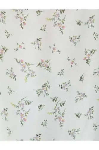 Kadın Giyim Bluz 3SAK60415UW Yeşil Desenli Yeşil Desenli-Renkli - 3