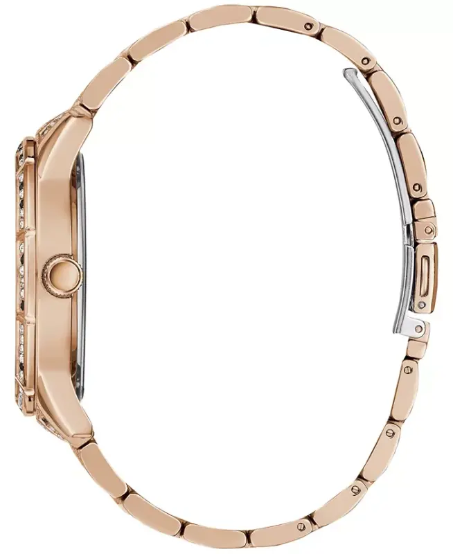 Women's Glitz Rose Gold-Tone Stainless Steel Bracelet Watch 40mm-Rose Gold-tone - 5