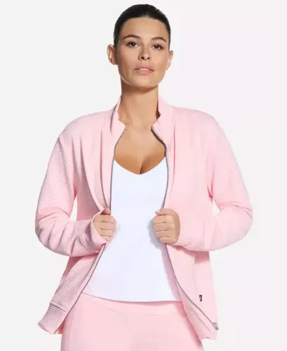 Women's Go-Walk Ottoman Jacket - Cozy Fit - Pink Sugar - SKECHERS (1)