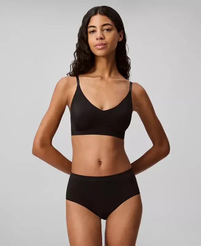 Women's Invisibles Comfort Lightly Lined Triangle Bralette QF5753 - 3