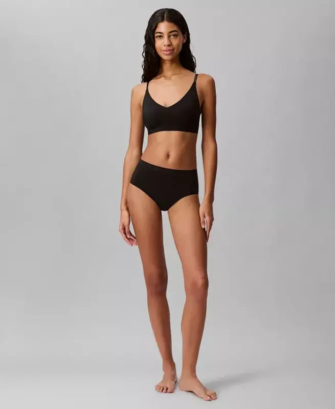 Women's Invisibles Comfort Lightly Lined Triangle Bralette QF5753 - 5