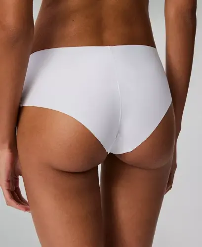 Women's Invisibles Microfiber Stretch Hipster Underwear-D3429 - White - 4