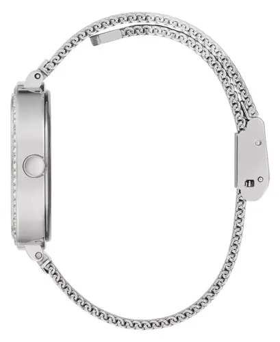 Women's Silver-Tone Stainless Steel Mesh Bracelet Watch 32mm-Silver-Tone - GUESS (1)