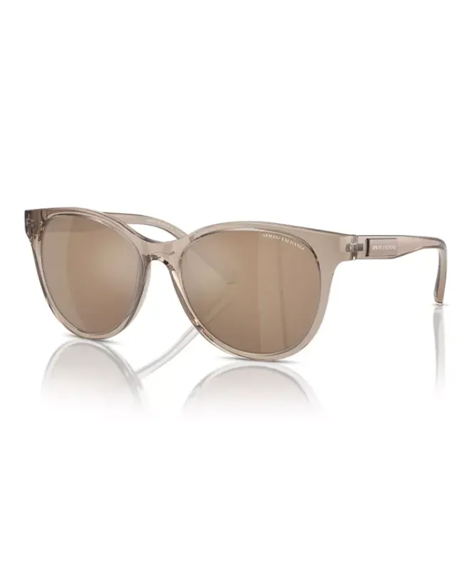 Women's Sunglasses, Ax4144Su - Shiny Transparent Violet - A|X ARMANI EXCHANGE