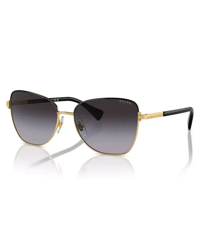 Women's Sunglasses, Ra4146 - Shiny Gold, Gray - RALPH BY RALPH LAUREN