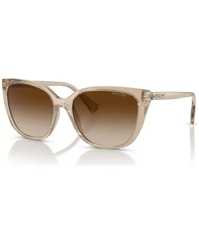 Women's Sunglasses, RA527456-Y-Shiny Transparent Brown - RALPH BY RALPH LAUREN