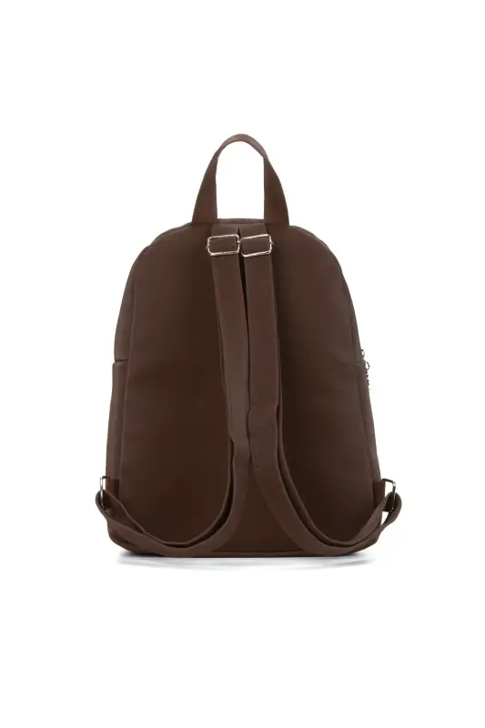 Kadın Günlük Kahverengi Sırt Çantası-Kahverengi - 5