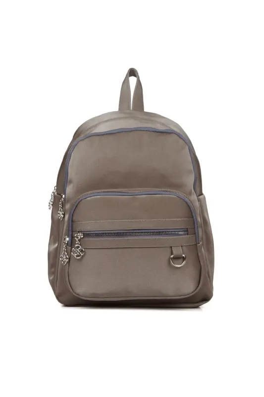 Kadın Günlük Sırt Çantası-Gri - 2