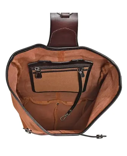 Daisy Medium Leather Sling Bag - Brown - 6