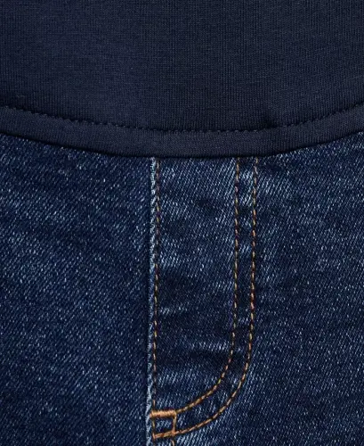 Women's Maternity Flared Jeans-Dark Blue - MANGO (1)