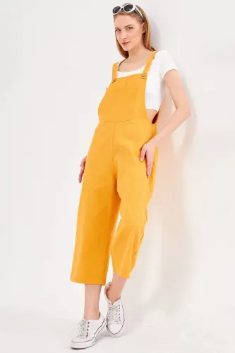 Kadın Hardal Bahçıvan Tulum ARM-20K001117-Hardal - 4