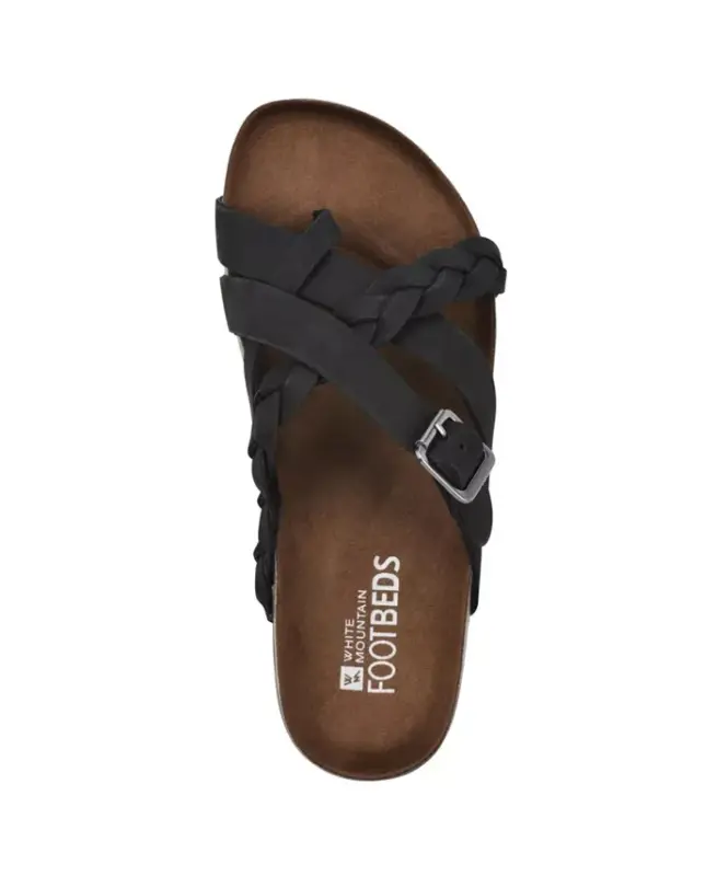 Women's Harrington Footbed Sandals - Black, Nubuk - 5