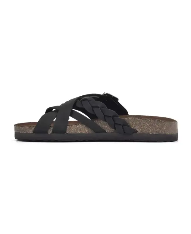 Women's Harrington Footbed Sandals - Black, Nubuk - 12