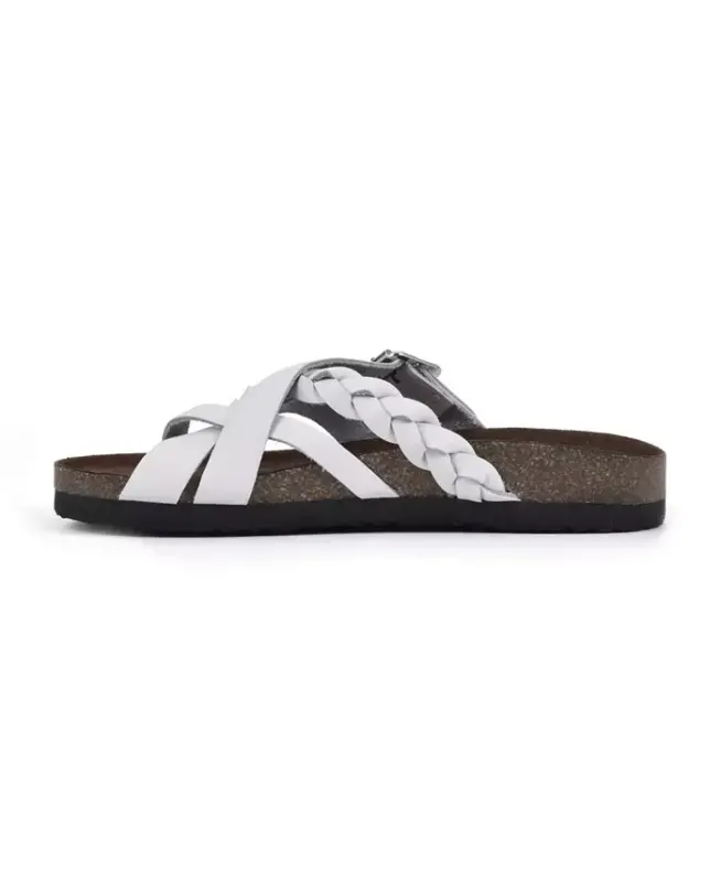 Women's Harrington Footbed Sandals - White, Leather - 11