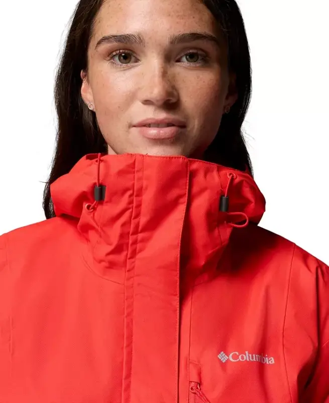 Women's Hikebound II Hooded Waterproof Jacket - Poppy Red - 5